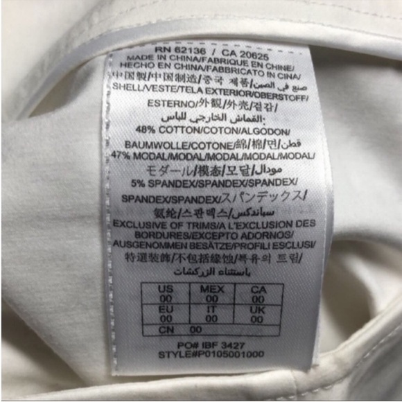 Guess By Marciano Fit N Flare Wide Leg White Pants - Picture 6 of 9